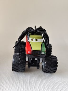 Disney Pixar Cars Diecast Toon Deluxe Die Cast Monster Truck Rasta Carian